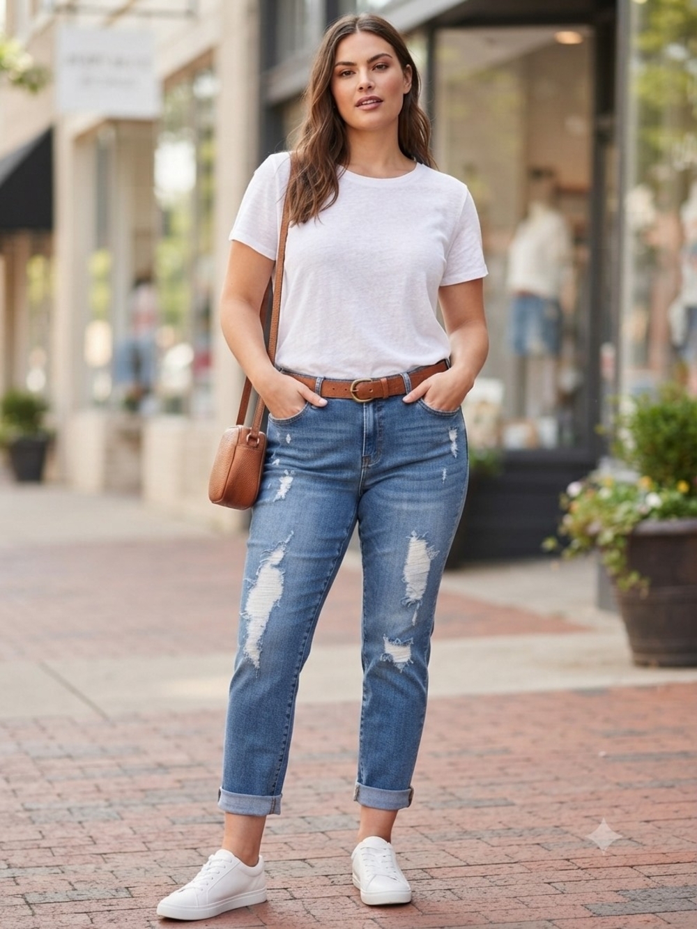 Judy Blue Relaxed Fit Distressed Jeans 15/32